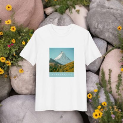 Matterhorn - A Snow-Capped Swiss Icon - Organic Cotton T-Shirt