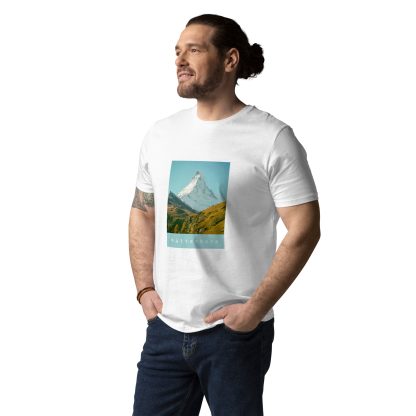 Matterhorn - A Snow-Capped Swiss Icon - Organic Cotton T-Shirt - Image 3